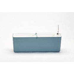 Plastia Samozavlažovací truhlík Berberis 60, šedomodrá + bílá