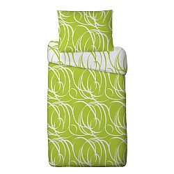 Profod Bavlněné povlečení Ornamenty zelená, 140 x 200 cm, 70 x 90 cm