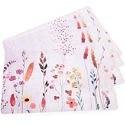 Prostírání luční kvítí 3 mix, 43,5 x 28,5 cm, sada 4 ks