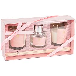 Sada svíček a difuzéru Aroma di Rogito Black rose, 3 ks