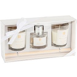 Sada svíček a difuzéru Aroma di Rogito White tea, 3 ks