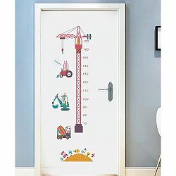 Samolepicí dekorace Metr stavební stroje, 150 x 50 cm