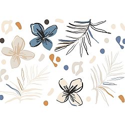 Samolepící dekorace Vector Graphics Florals, 42,5 x 65 cm