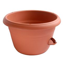 Samozavlažovací žardina Siesta, oranžová, Plastia, 35 cm