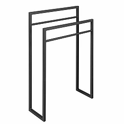 SAPHO Ska301 Ska stojan na ručníky 55 x 79 x 20 cm, černá mat