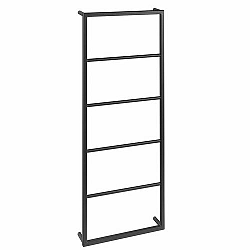 SAPHO Ska501 Ska nástěnný sušák ručníků 45 x 115 x 10 cm, černá mat