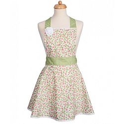 Šik v kuchyni Kuchyňská zástěra s kostičkou,65 x 70 cm