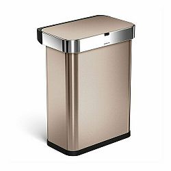 Simplehuman Bezdotykový koš s hlasovým ovládáním 58 l, růžová
