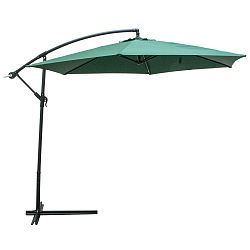 Slunečník závěsný Happy Green 5046100DG tmavě zelený 300 cm