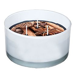 SPAAS Svíčka ve skle 3 knoty Mix koření, 13,8 x 7,3 cm