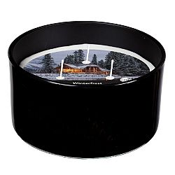 SPAAS Svíčka ve skle 3 knoty Zimní mráz, 13,8 x 7,3 cm