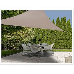 Stínící plachta proti slunci béžová, 500 x 500 x 500 cm