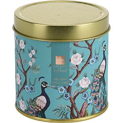 Svíčka v zinkovém obalu Aroma di Rogito, 6,5 x 12,5 cm