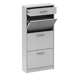 Tempo Kondela Trojřadý botník se šuplíkem Noko-Singa 311, bílá