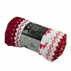 Trade Concept Fleecová deka Sob červená, 150 x 200 cm