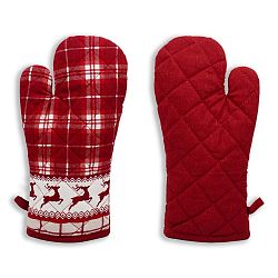 Trade Concept Kuchyňská chňapka s magnetem Káro červená, 18 x 32 cm