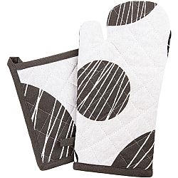 Trade Concept Kuchyňská sada chňapka a podložka Kruhy, 18 x 32 cm, 20 x 20 cm