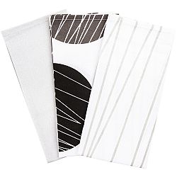 Trade Concept Kuchyňská utěrka Kruhy, 50 x 70 cm, sada 3 ks