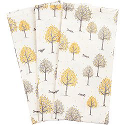 Trade Concept Kuchyňská utěrka Stromečky, 50 x 70 cm, sada 3 ks