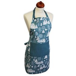 Trade Concept Kuchyňská zástěra Zimní les, 60 x 80 cm