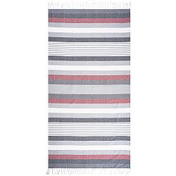Trade Concept Osuška Fouta s třásněmi Stripes red, 90 x 170 cm