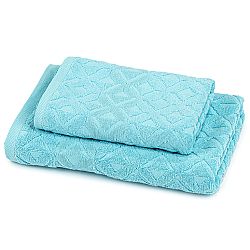 Trade Concept Sada Rio ručník a osuška světle modrá, 50 x 100 cm, 70 x 140 cm