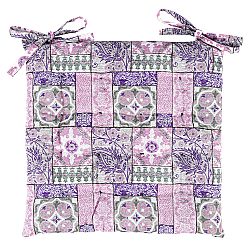Trade Concept Sedák Pink Tiles prošívaný, 40 x 40 cm