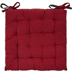 Trade Concept Sedák prošívaný Heda vínová/šedá, 40 x 40 cm