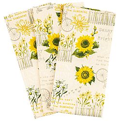 Trade Concept Utěrka Slunečnice, 50 x 70 cm, sada 3 ks