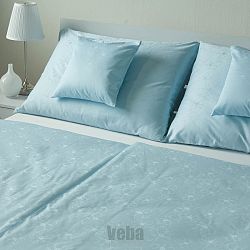 Veba Damaškové povlečení Bohema Velké Květy modrá, 140 x 220 cm, 70 x 90 cm
, 140 x 220 cm, 70 x 90 cm