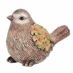 Zahradní dekorace Ptáček, 18 x 14 x 12 cm, polyresin, mix 2 druhy