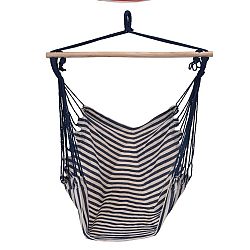 Závěsné houpací křeslo Indian seat modrá, 100 x 100 cm