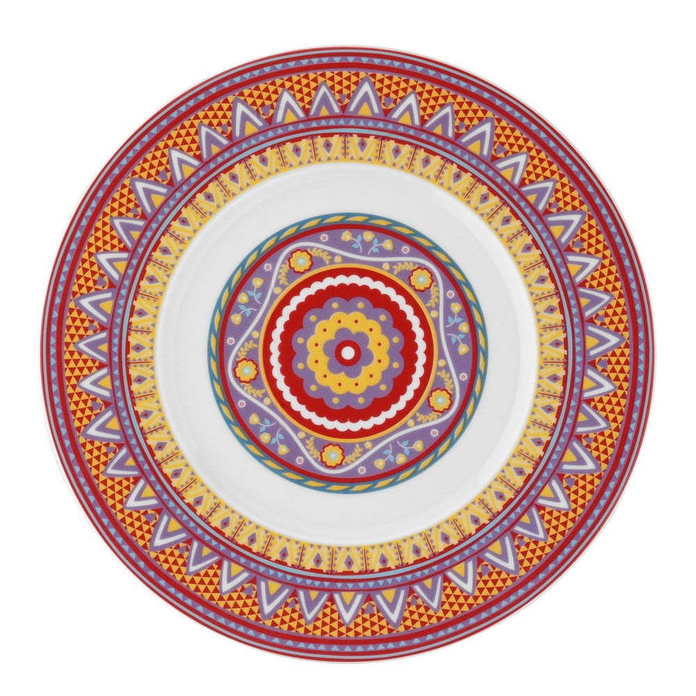 24dílná sada porcelánového nádobí Kutahya Color Boris