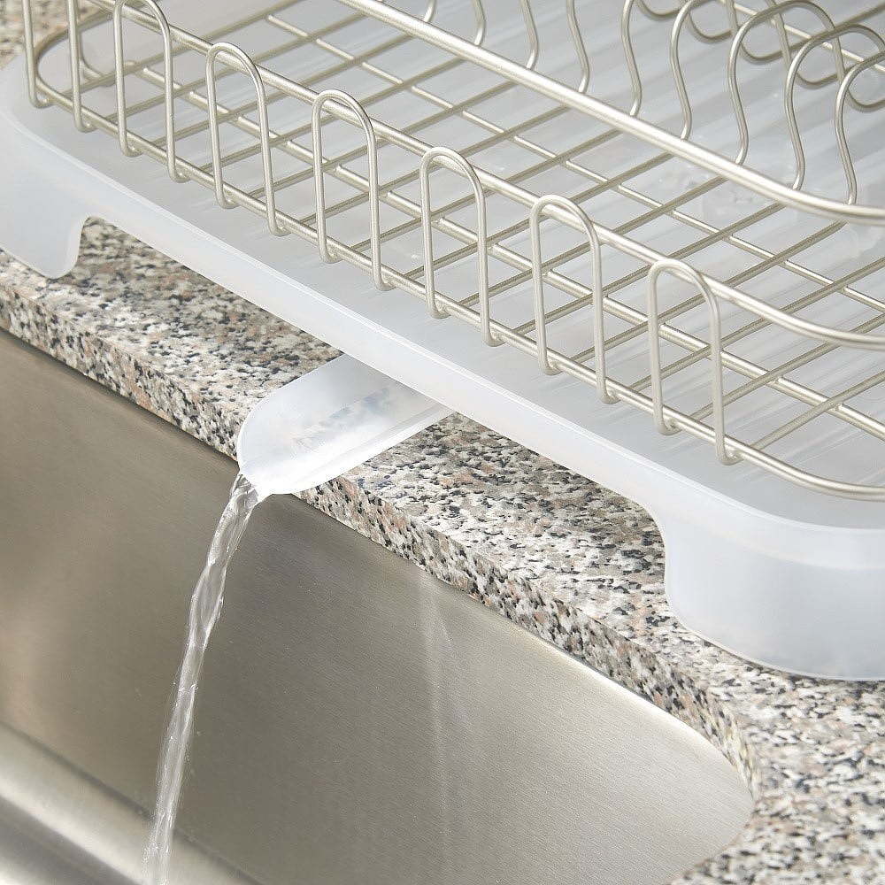 Bílý odkapávač na nádobí InterDesign Classico Bílý odkapávač na nádobí InterDesign Classico