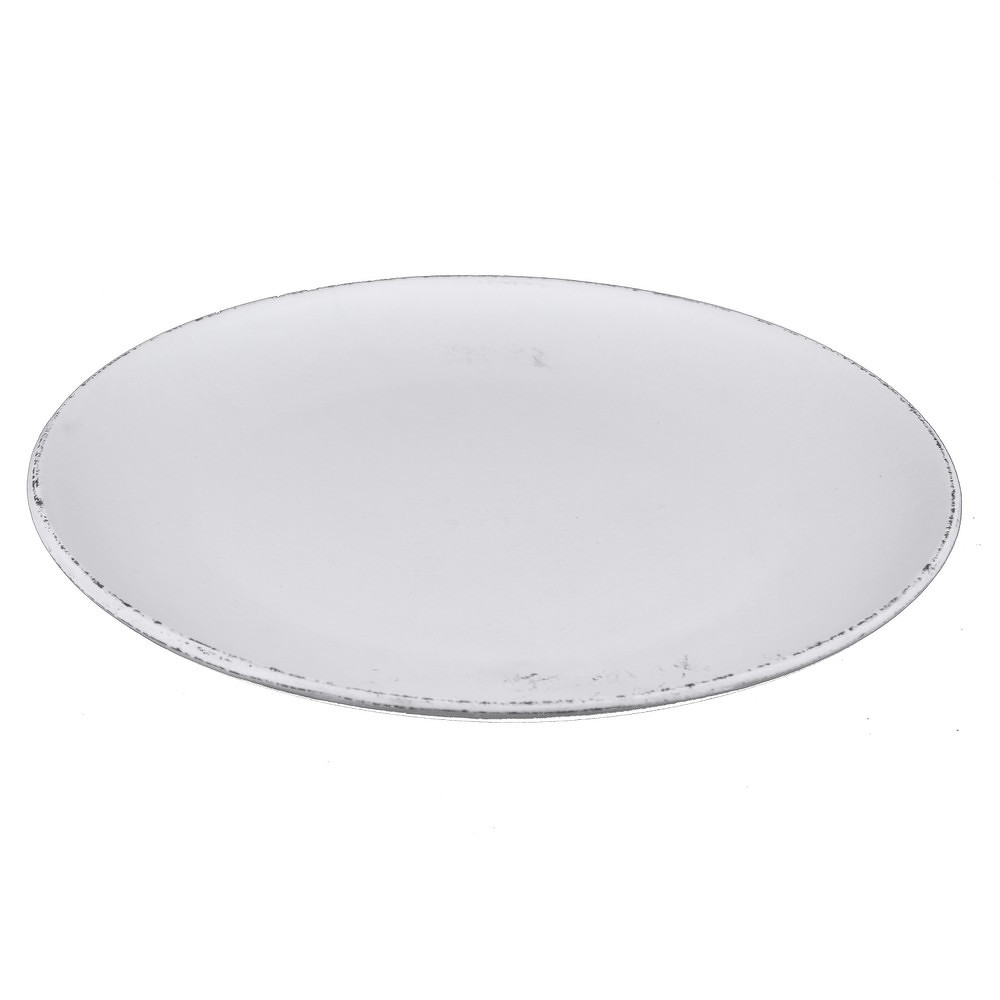 Bílý podnos Ego Dekor Vintage, ø 39,5 cm