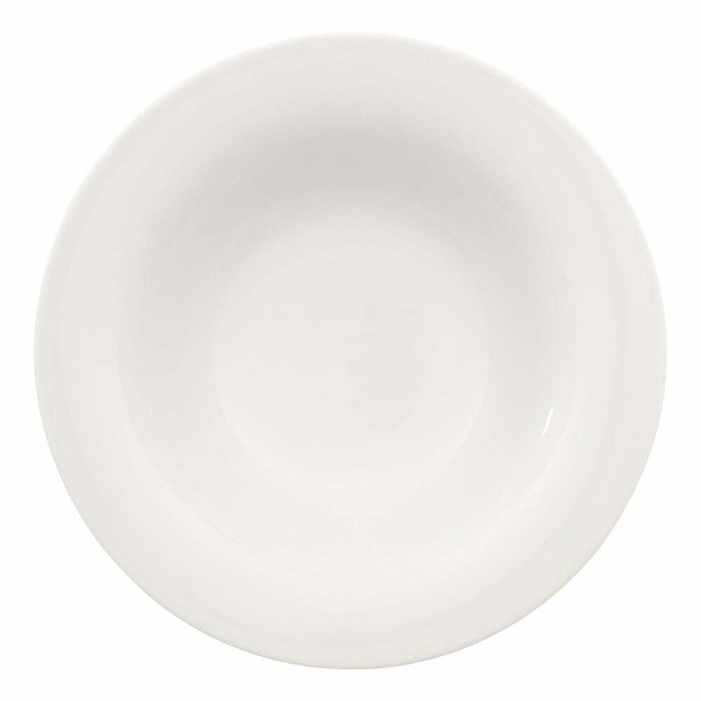 Bílý porcelánový hluboký talíř Villeroy & Boch New Cottage, ⌀ 23 cm