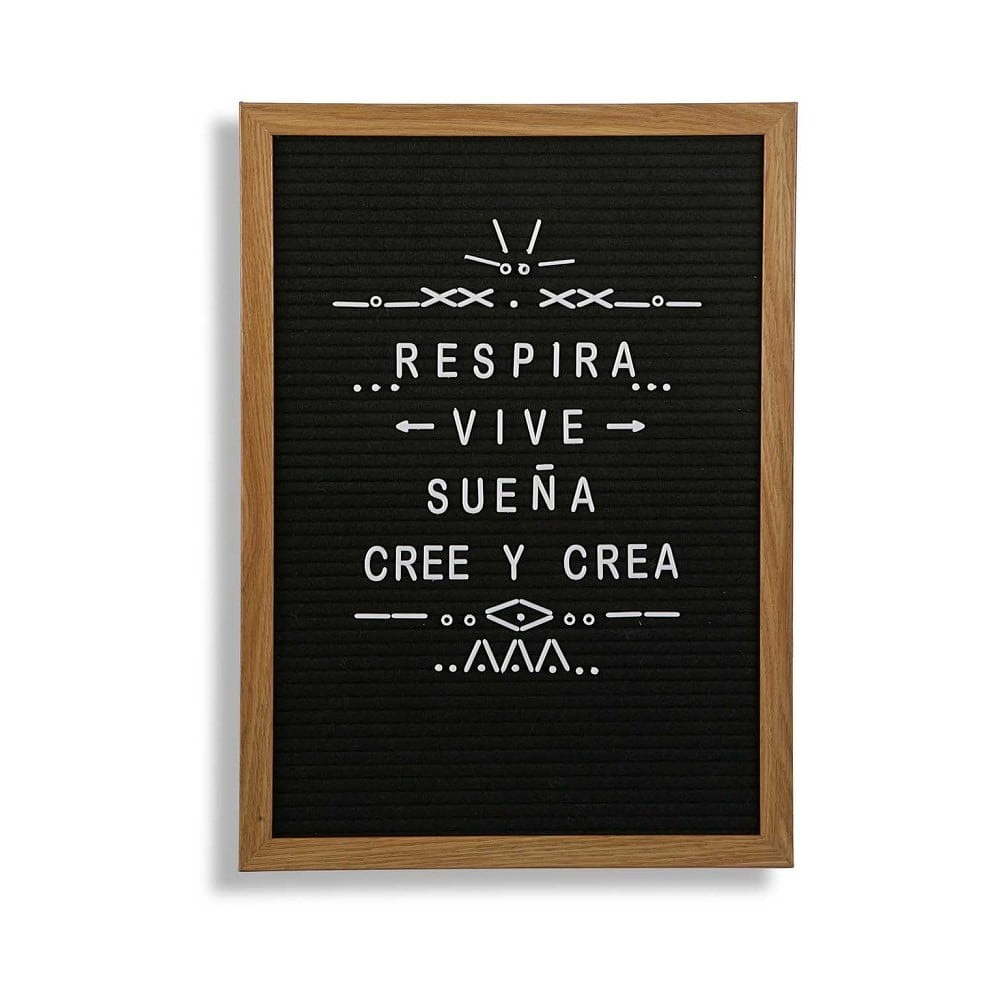 Dekorativní obraz s měnitelným nápisem Versa Big Vintage Letter, 30 x 42 cm