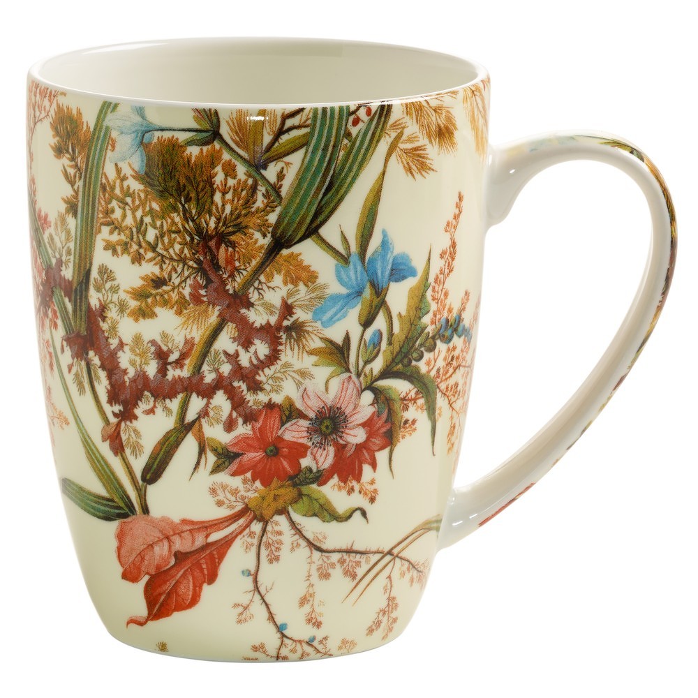 Hrnek z kostního porcelánu Maxwell & Williams Kilburn Cottage Blossom, 390 ml