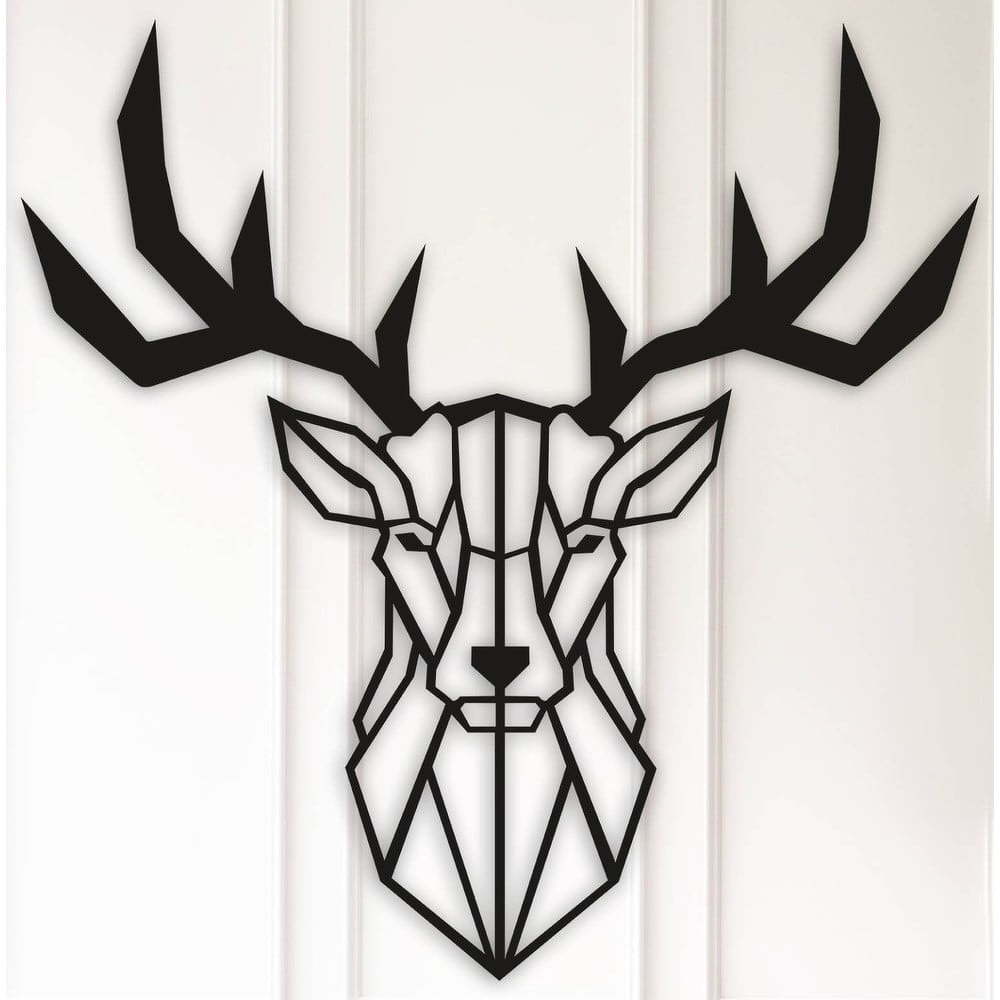 Kovová nástěnná dekorace Stag