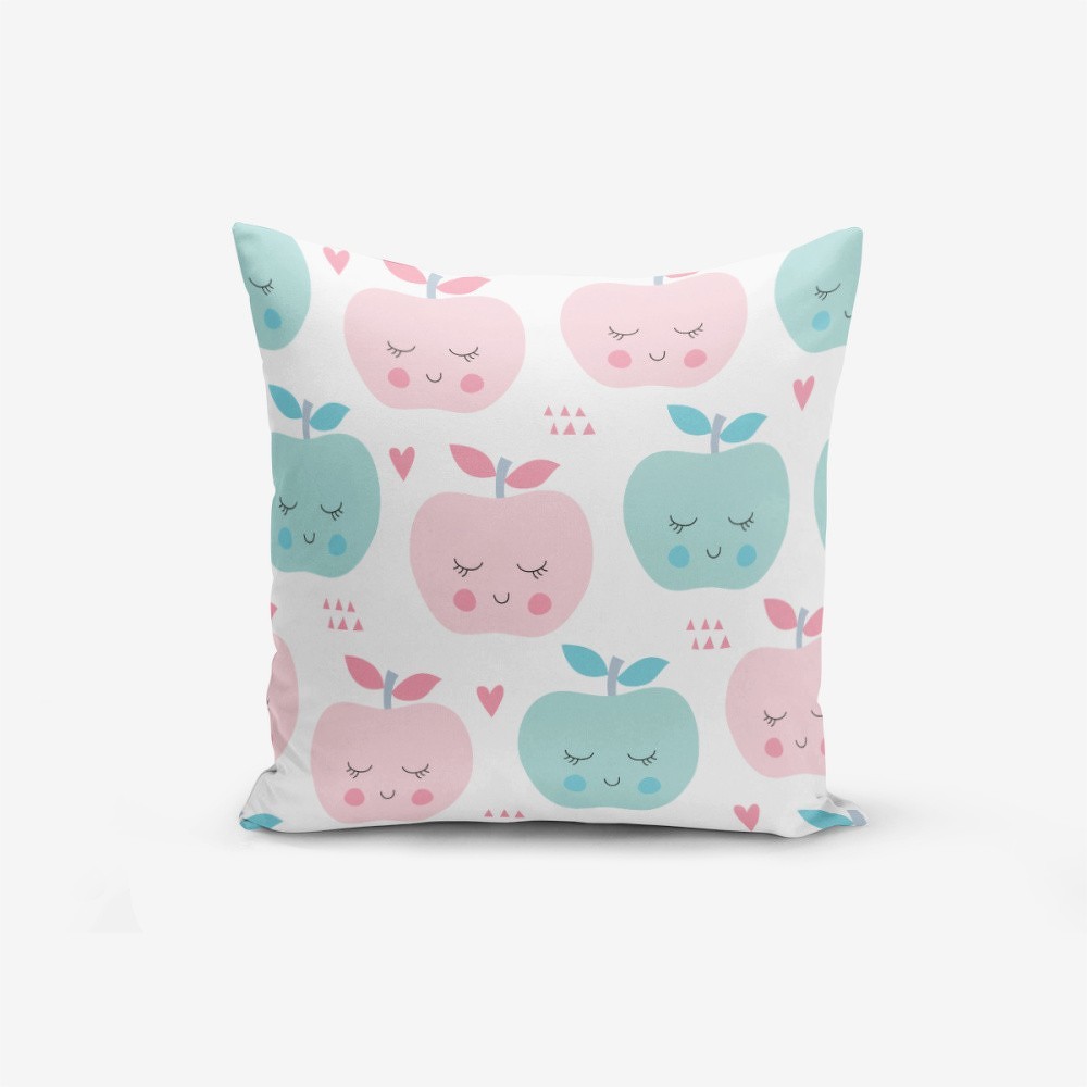 Povlak na polštář s příměsí bavlny Minimalist Cushion Covers Colorful Elmalar, 45 x 45 cm