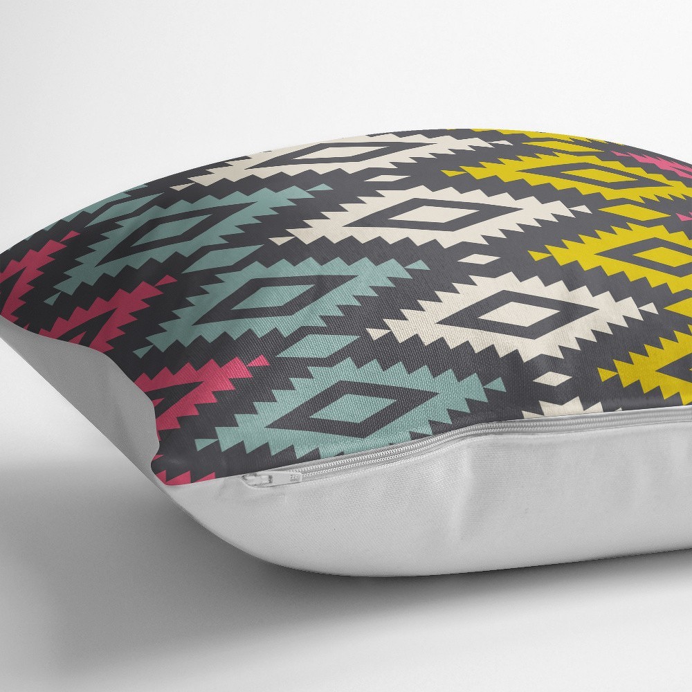 Povlak na polštář s příměsí bavlny Minimalist Cushion Covers Colorful Geometric, 45 x 45 cm