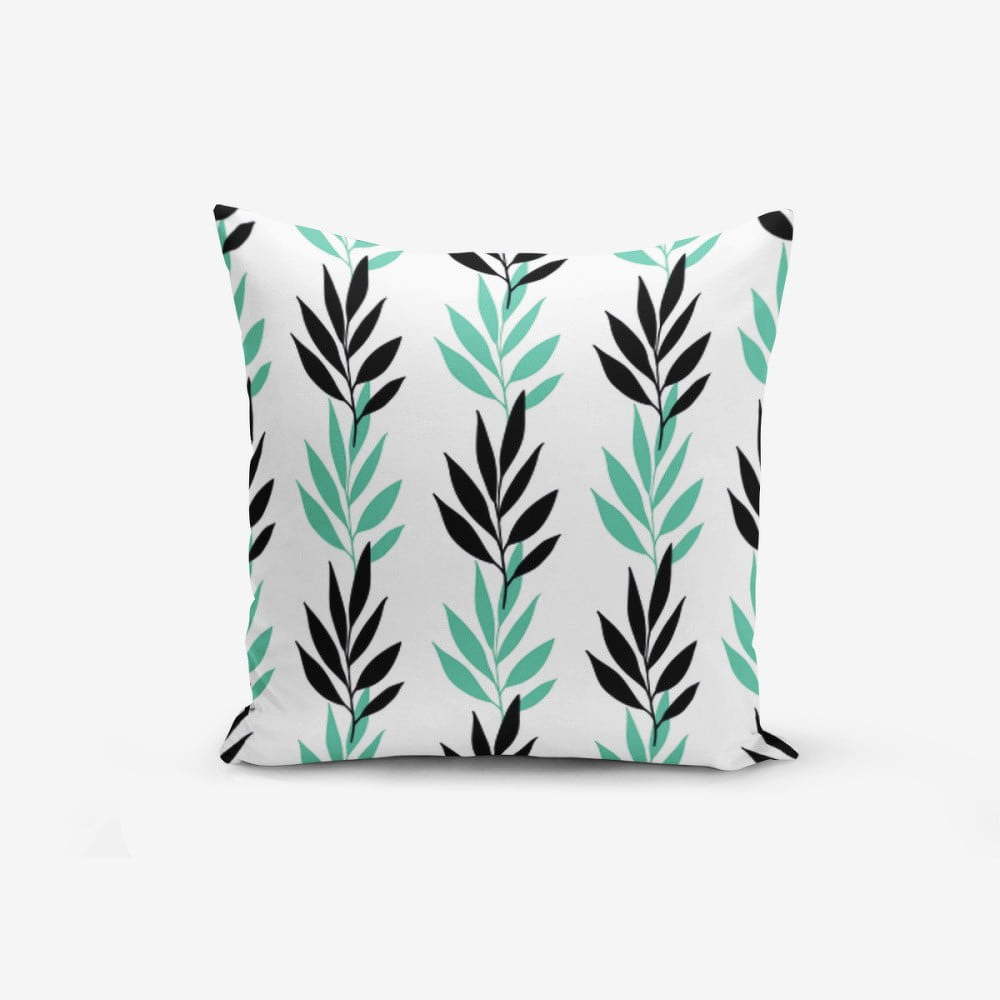 Povlak na polštář s příměsí bavlny Minimalist Cushion Covers Colorful LEaf Modern, 45 x 45 cm