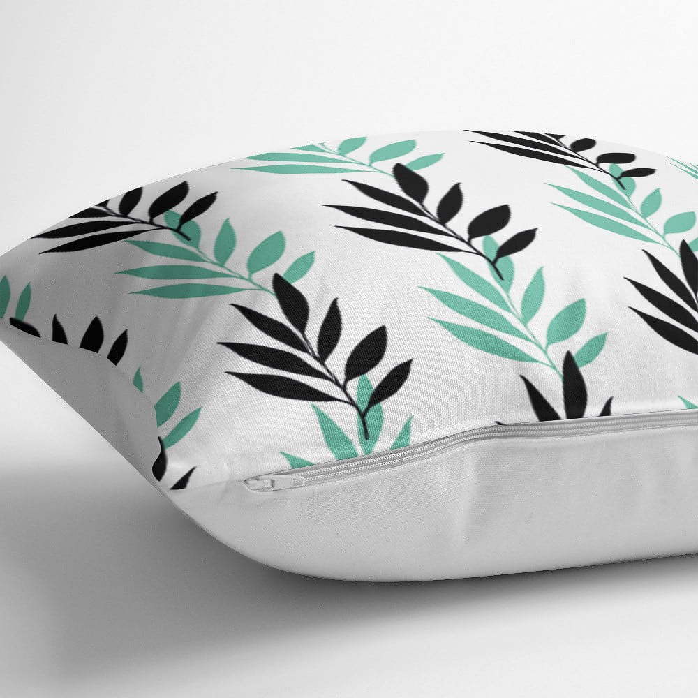 Povlak na polštář s příměsí bavlny Minimalist Cushion Covers Colorful LEaf Modern, 45 x 45 cm