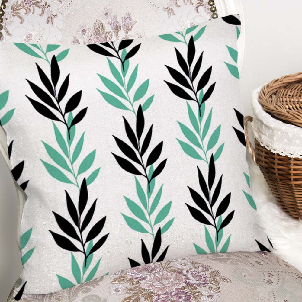 Povlak na polštář s příměsí bavlny Minimalist Cushion Covers Colorful LEaf Modern, 45 x 45 cm