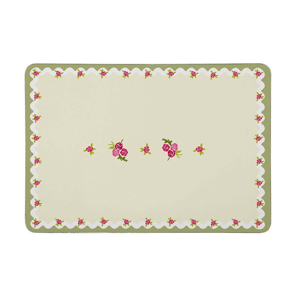 Sada 4 korkových prostírání Premier Housewares Rose Cottage