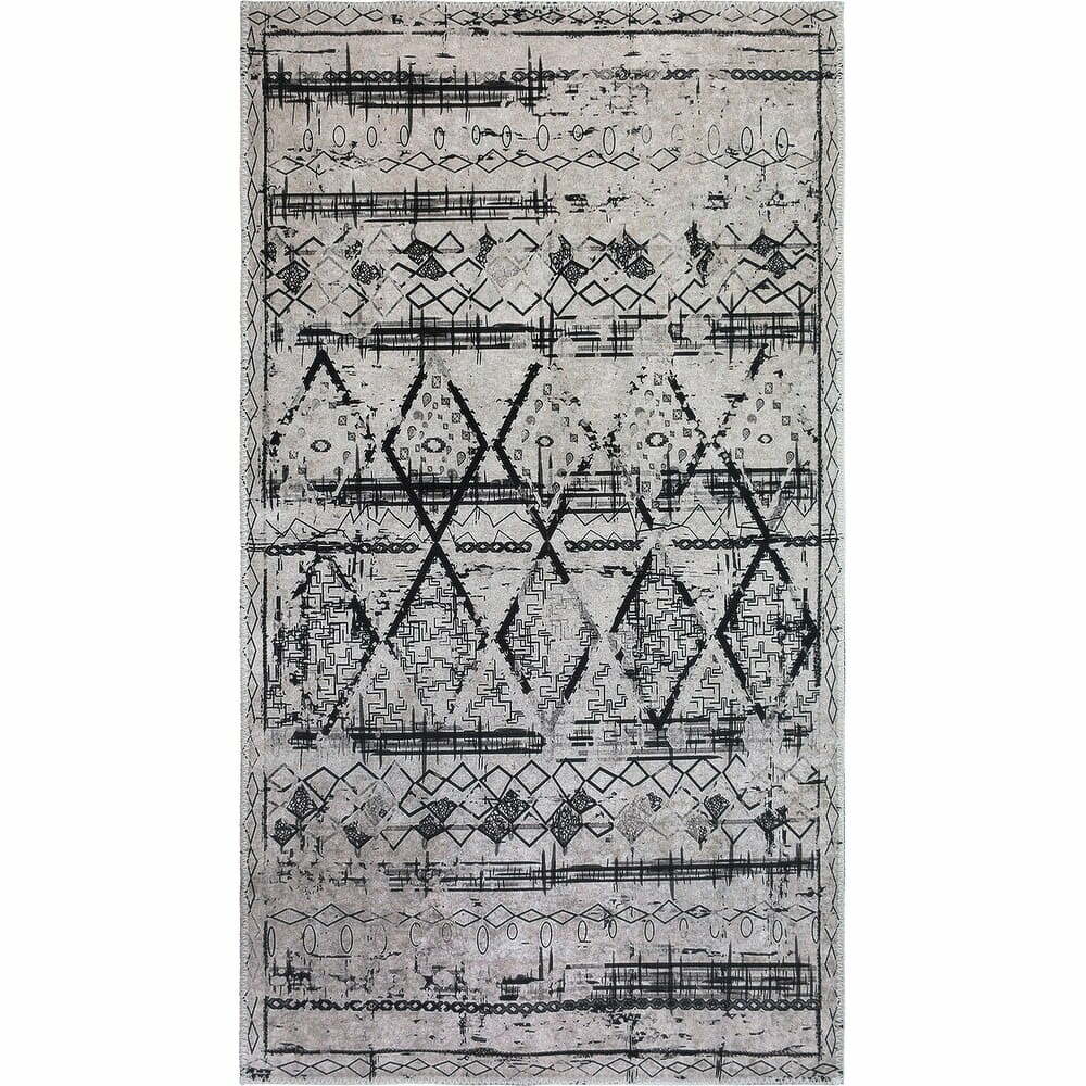 Šedý pratelný koberec 80x150 cm Vintage Orient – Vitaus