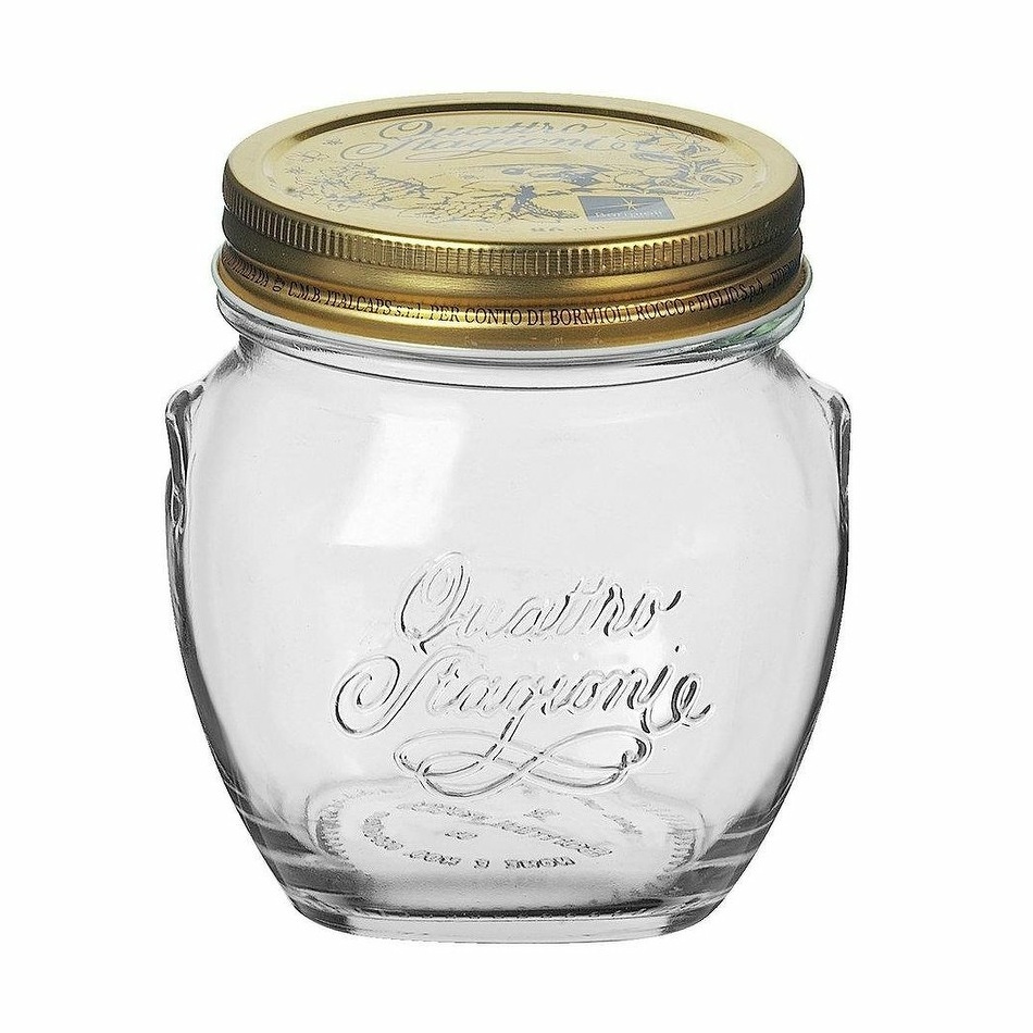 Bormioli Rocco Zavařovací sklenice s víčkem Quattro Stagioni, 300 ml