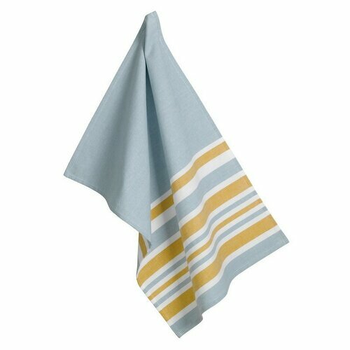 Kela Utěrka na nádobí Svea, modrá, modré a žluté pruhy, 70 x 50 cm Kela Utěrka na nádobí Svea, modrá, modré a žluté pruhy, 70 x 50 cm