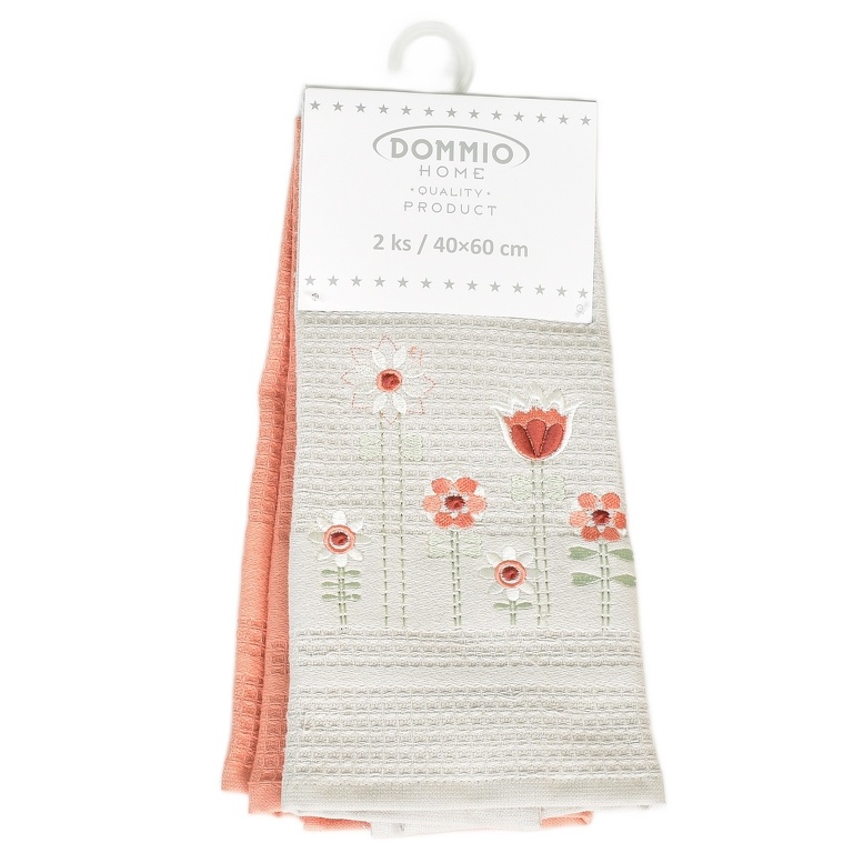 Kuchyňská utěrka vafle Květiny 40 x 60 cm, 2 ks Kuchyňská utěrka vafle Květiny 40 x 60 cm, 2 ks