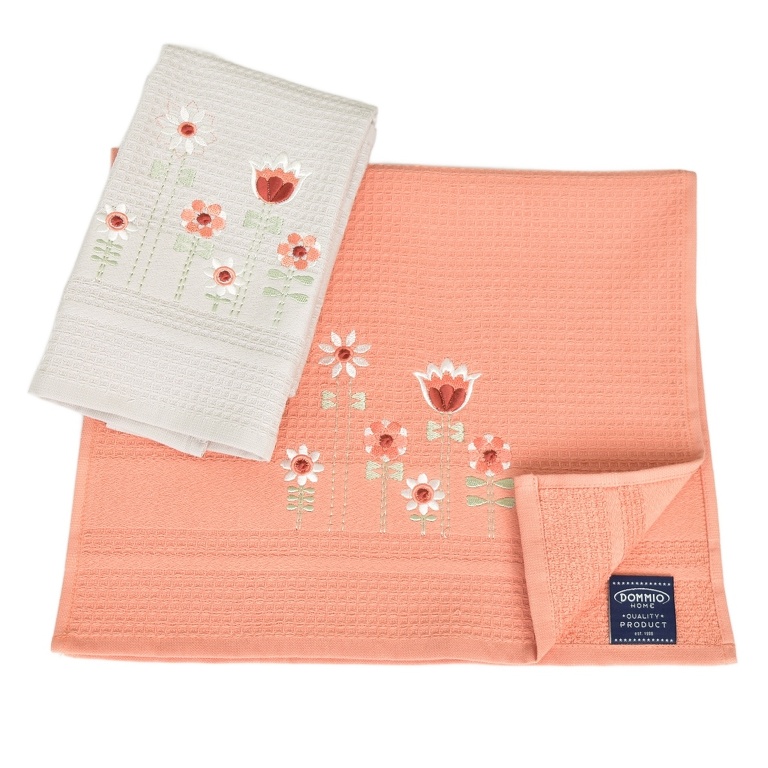 Kuchyňská utěrka vafle Květiny 40 x 60 cm, 2 ks Kuchyňská utěrka vafle Květiny 40 x 60 cm, 2 ks